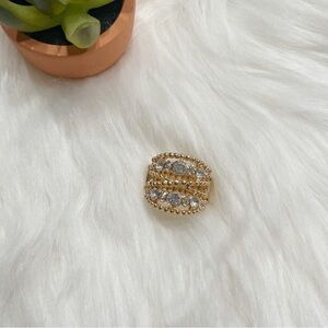 🌷5 for $25🌷‎ New Boutique Gold Gemstone Layered Band Ring OS